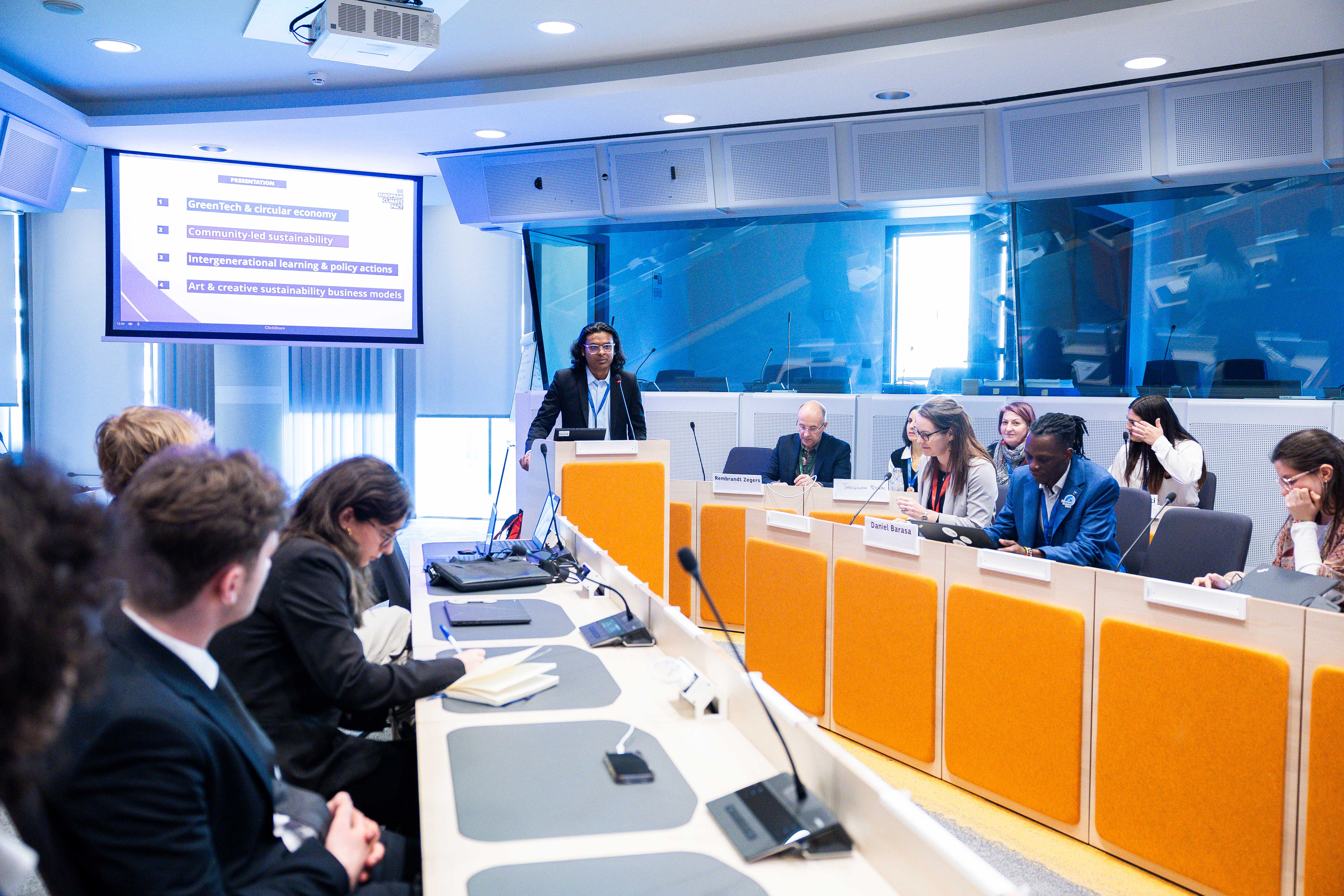 Workshops delved into topics like green tech, circular economy, community-led sustainability, intergenerational policy action and creative business models