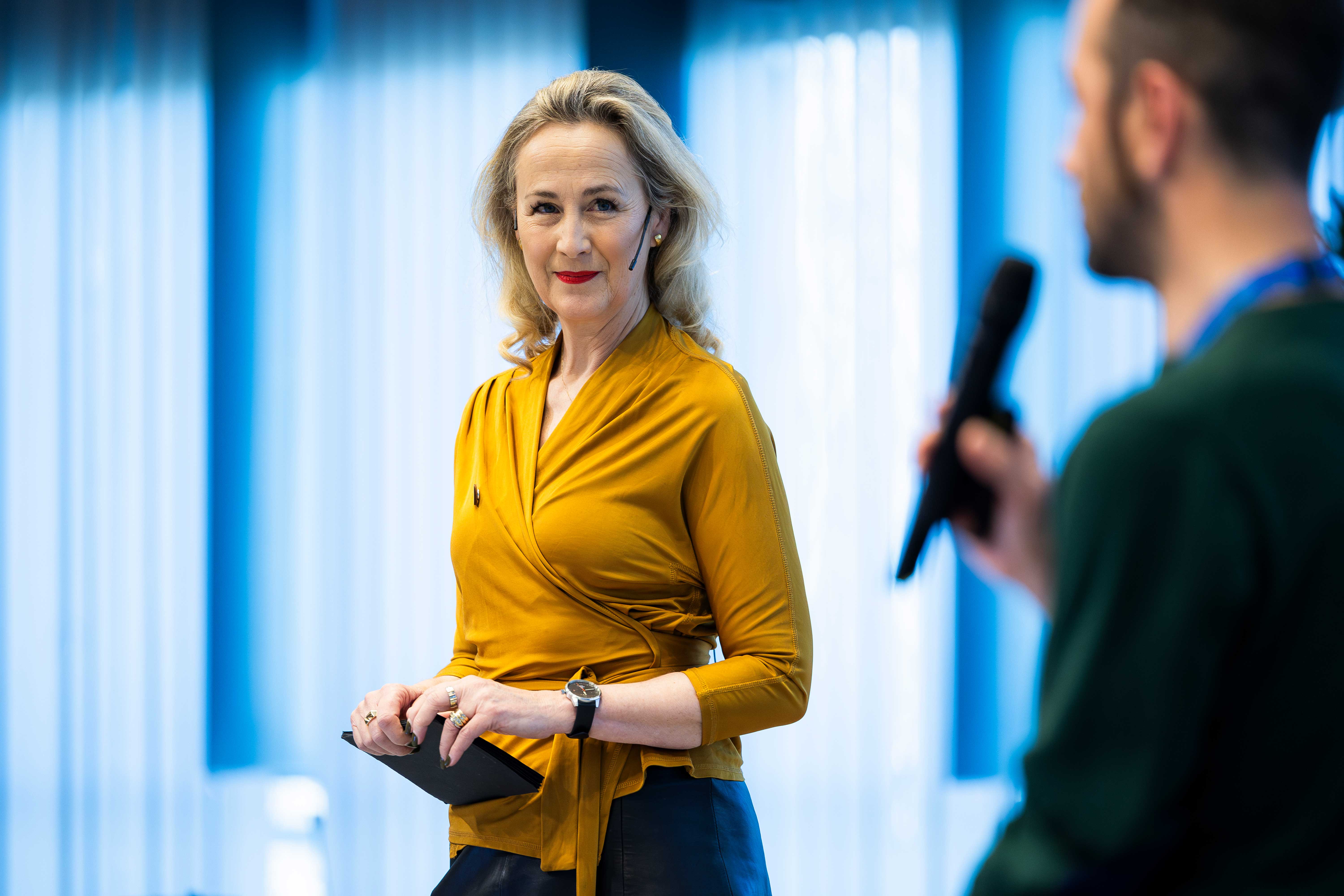 Skilled moderators helped connect ideas and keep the energy flowing throughout the day, creating space for diverse voices and dialogue on stage